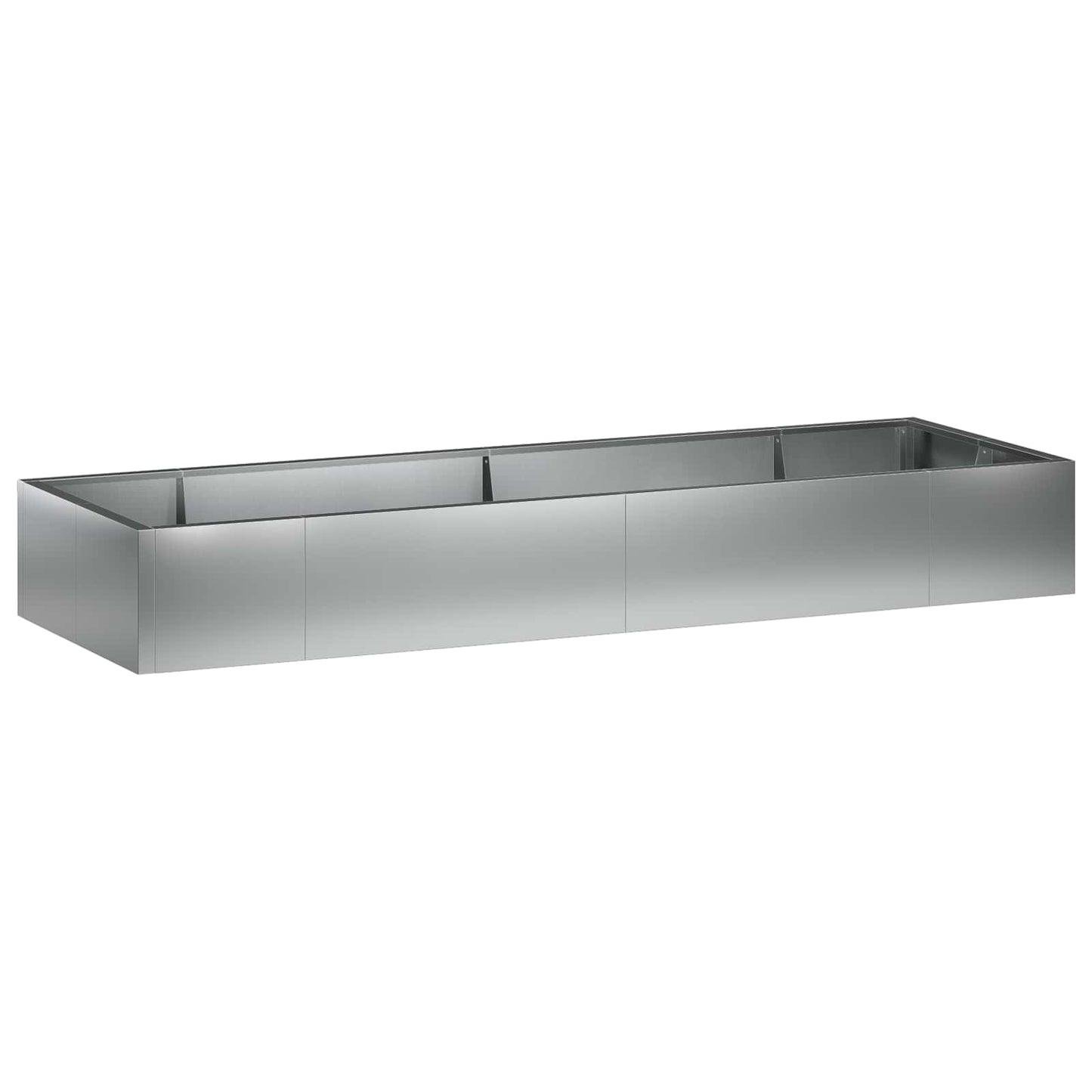Retaining Wall 8 pcs 300 x 100 x 50 cm Galvanised Steel Silver