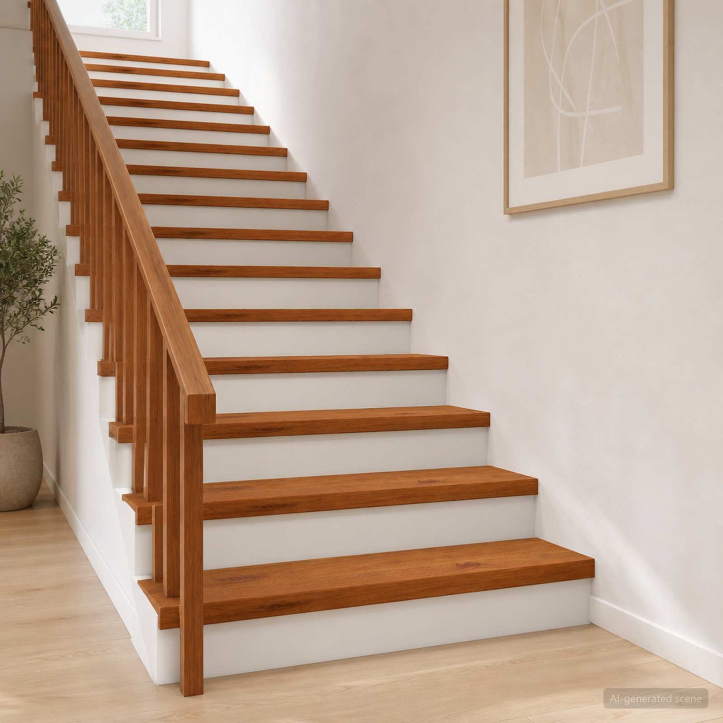 Stair Tread 2 pcs 80 x 30 x 2 cm Brown Solid Oak Wood