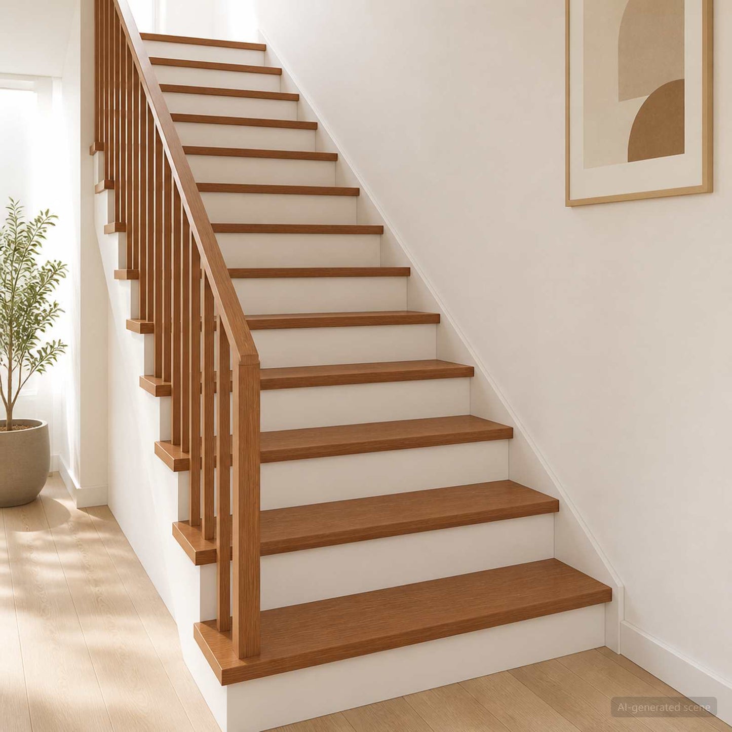 Stair Tread 2 pcs 100 x 25 x 2 cm Dark Brown Solid Oak Wood