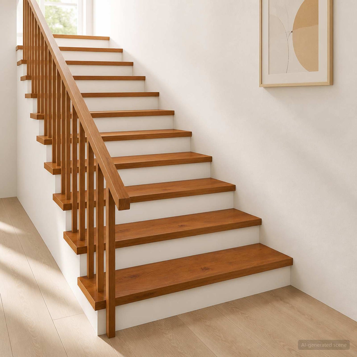 Stair Tread 4 pcs 120 x 30 x 2 cm Brown Solid Oak Wood