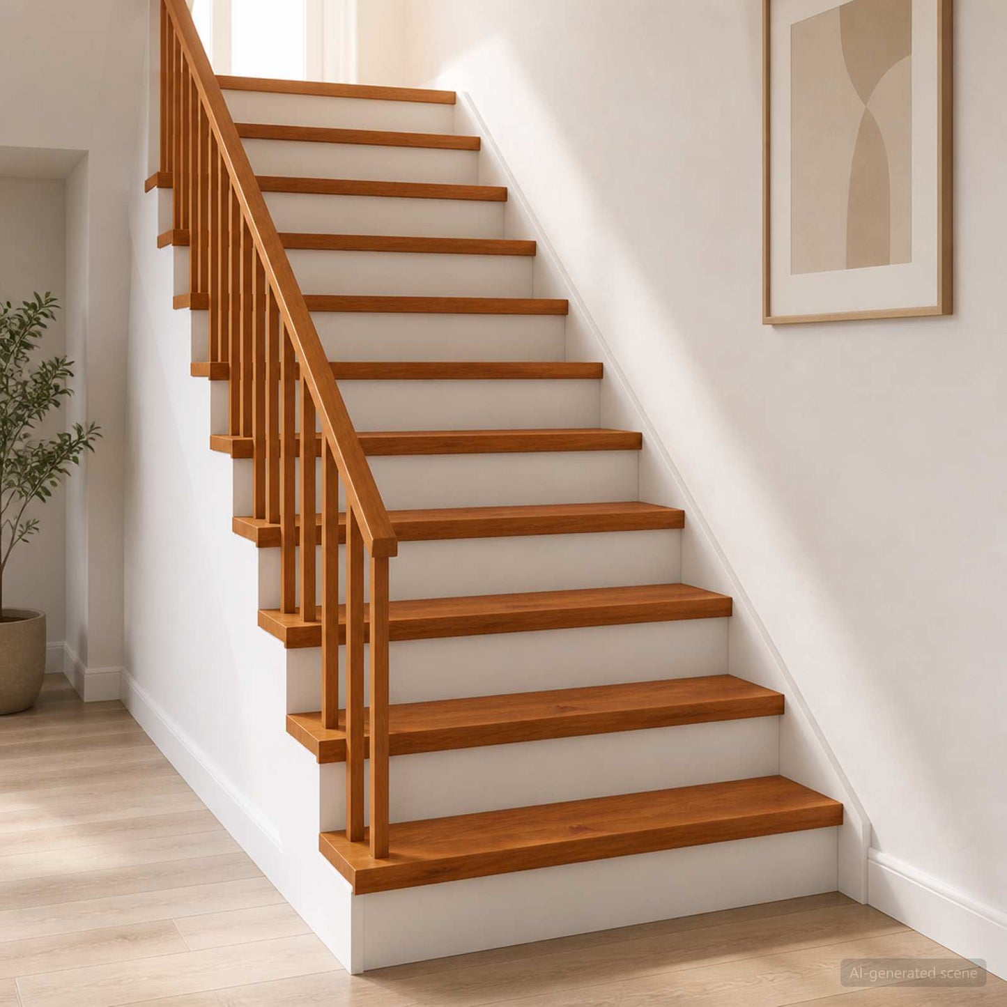 Stair Tread 8 pcs 110 x 30 x 2 cm Brown Solid Oak Wood