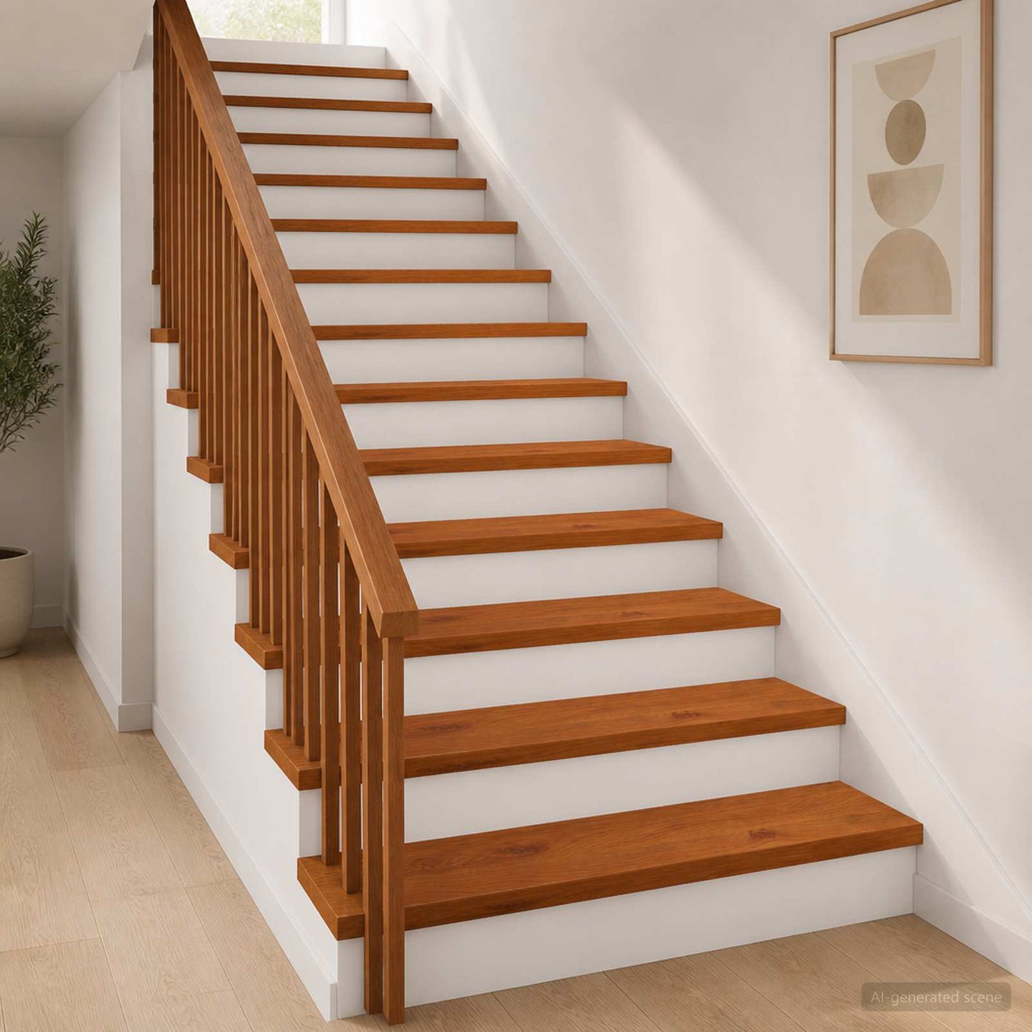 Stair Tread 12 pcs 80 x 25 x 2 cm Brown Solid Oak Wood