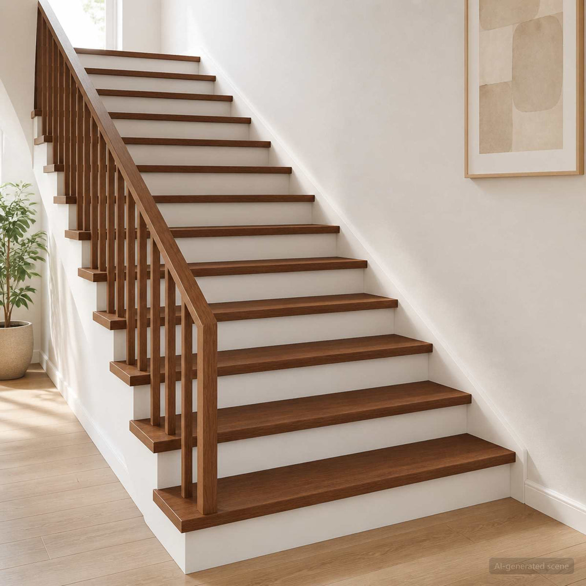 Stair Tread 12 pcs 100 x 25 x 2 cm Dark Brown Solid Oak Wood