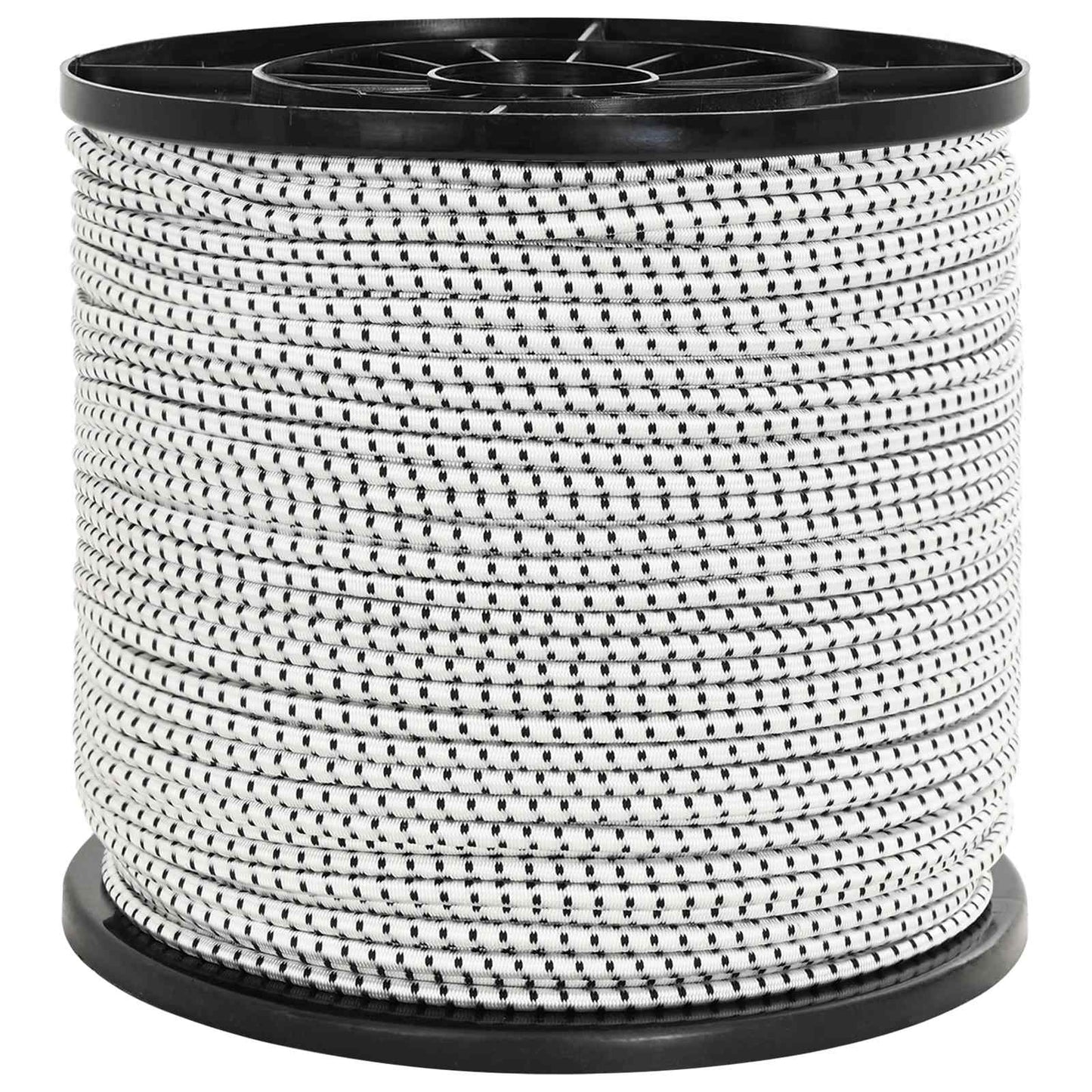 Bungee Cords 4 mm Black and White PP and Rubber