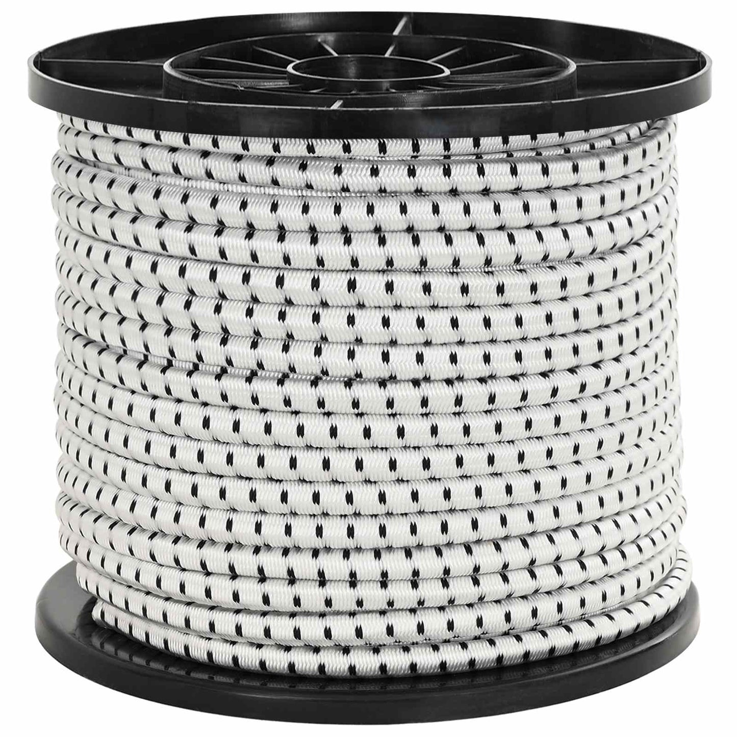 Bungee Cords 8 mm Black and White PP and Rubber