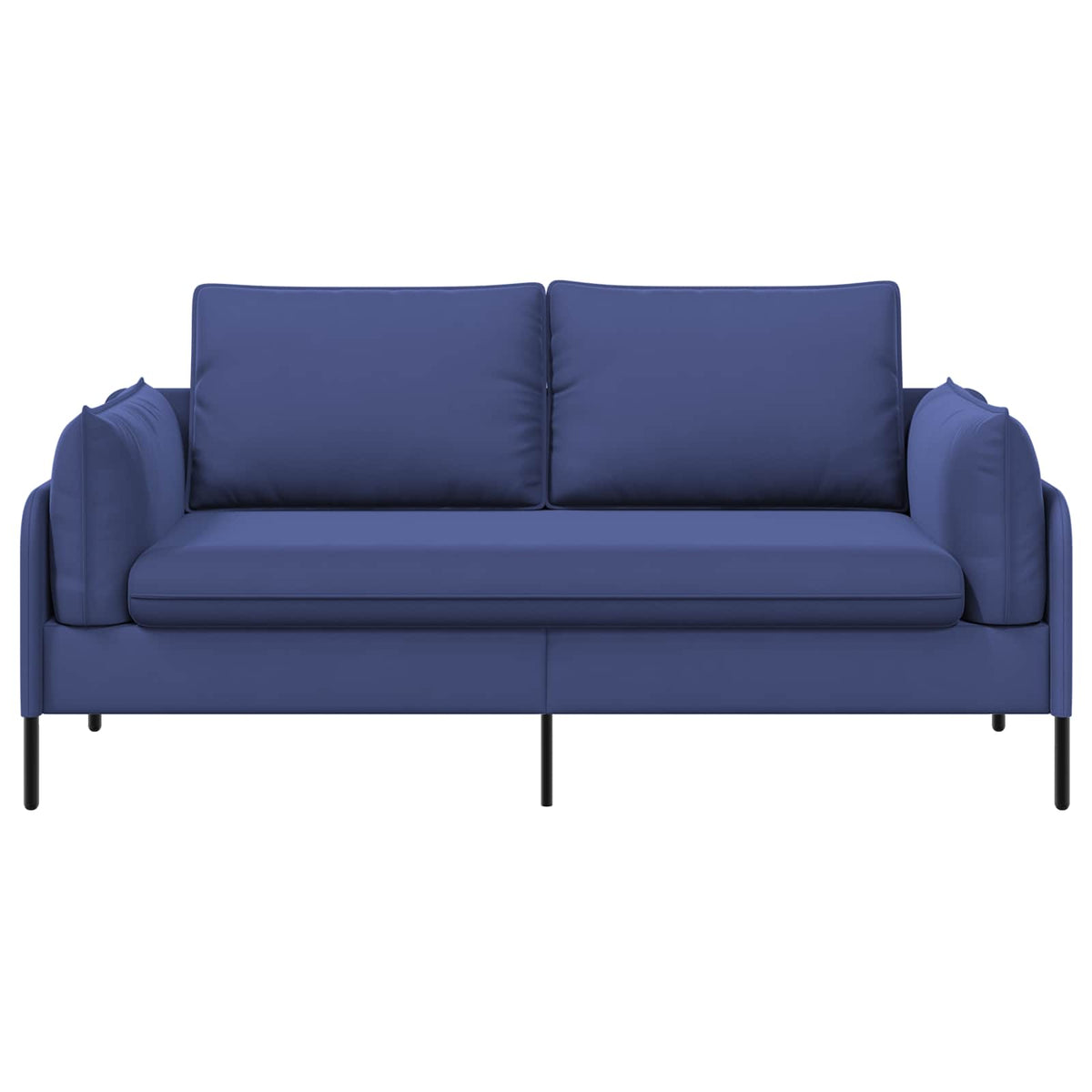 2-Seater Sofa 2-Seater Police Blue 188 x 81 x 89 cm Velvet