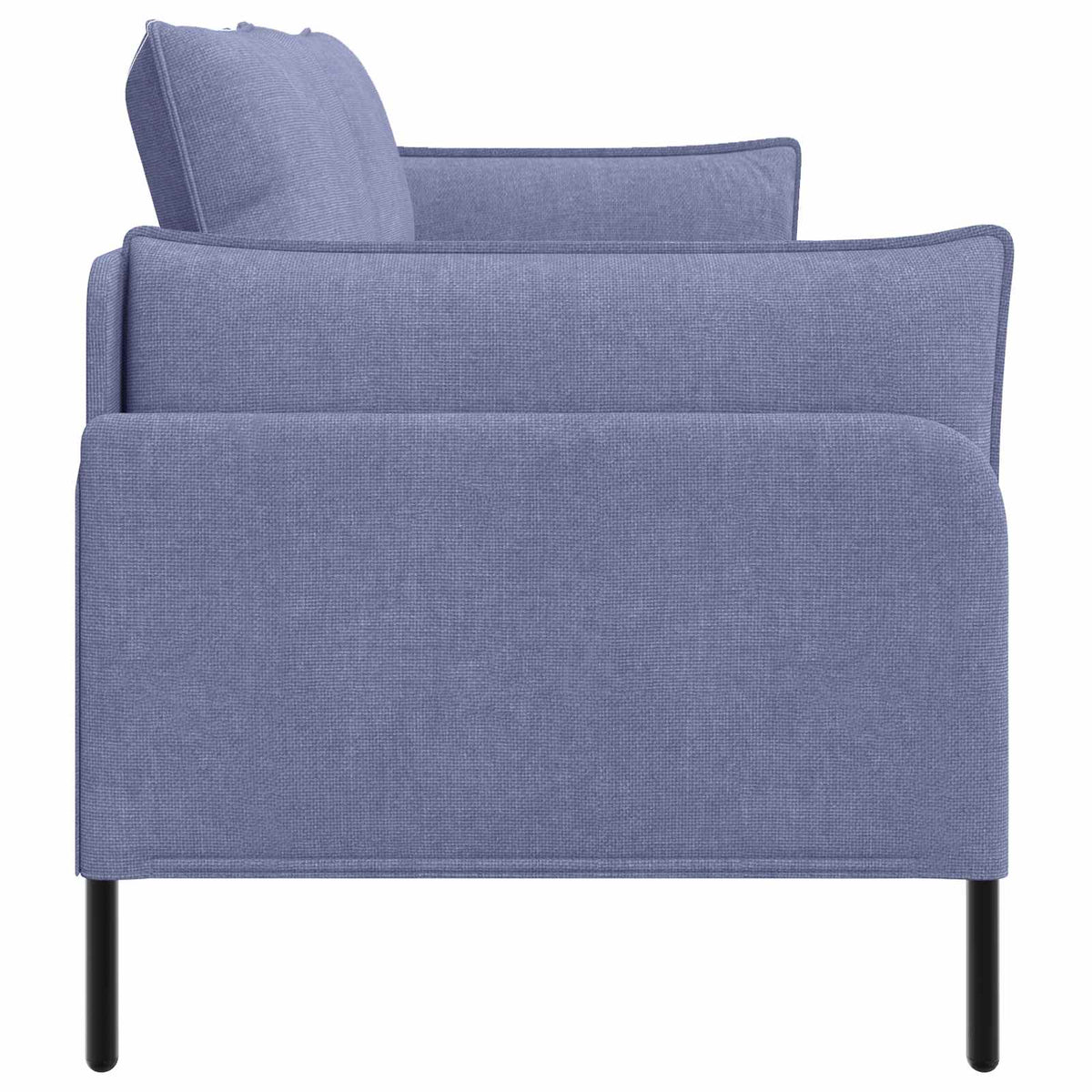 3-Seater Sofa Jeans Blue 222 x 81 x 89 cm Fabric