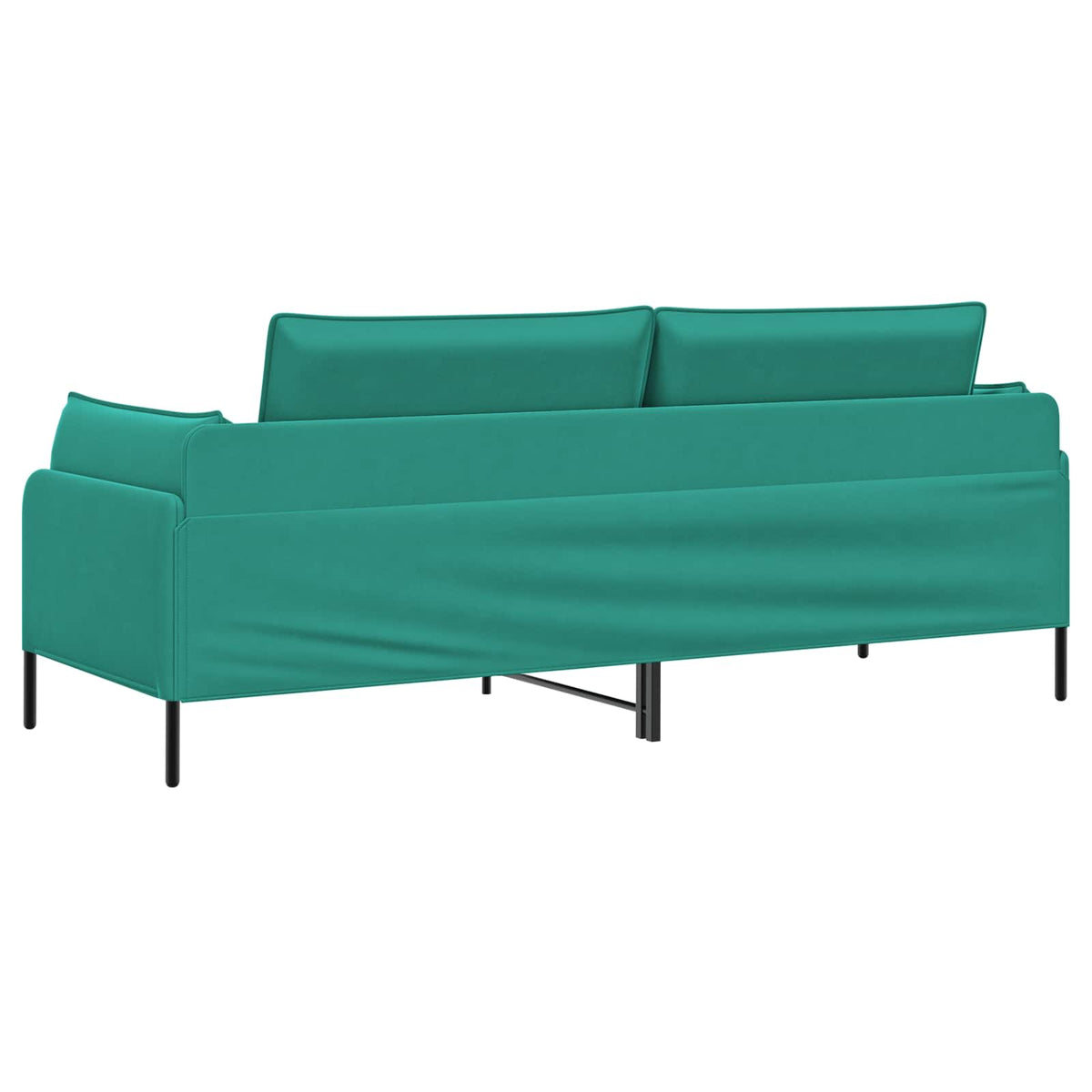 3-Seater Sofa Turquoise 222 x 81 x 89 cm Velvet