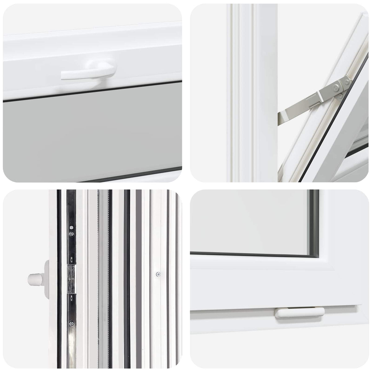 Basement Window Internal Colour White RISOR 70 x 40 cm