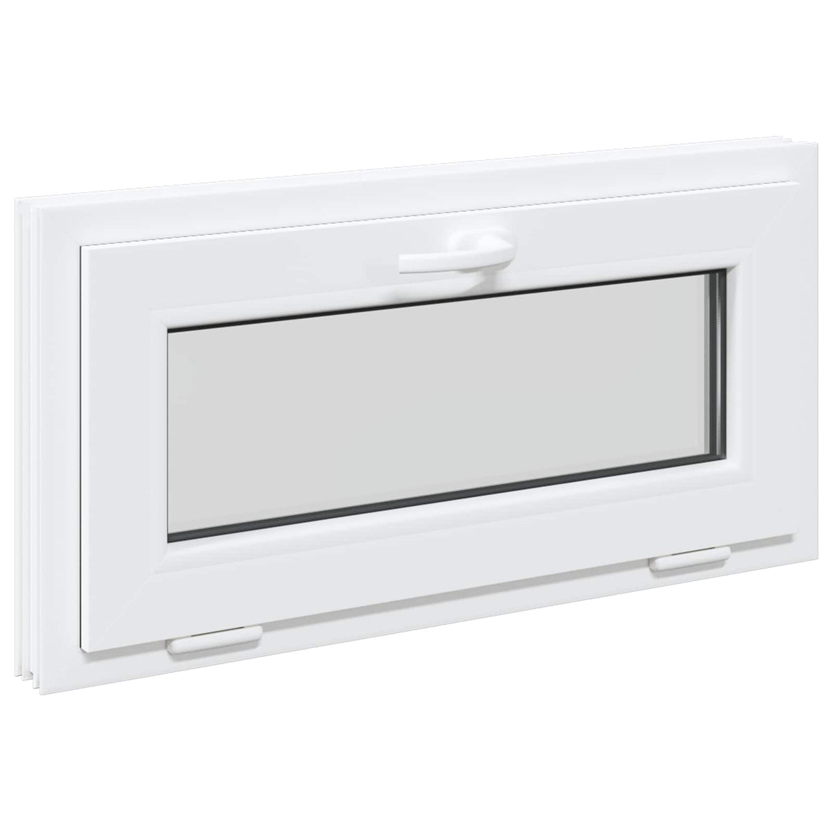 Basement Window Internal Colour White RISOR 75 x 45 cm