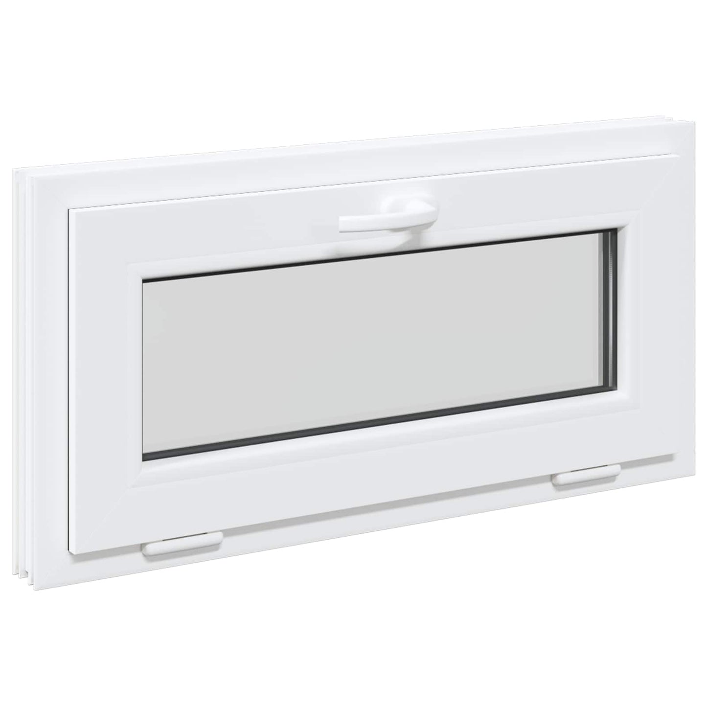 Basement Window Internal Colour White RISOR 80 x 45 cm