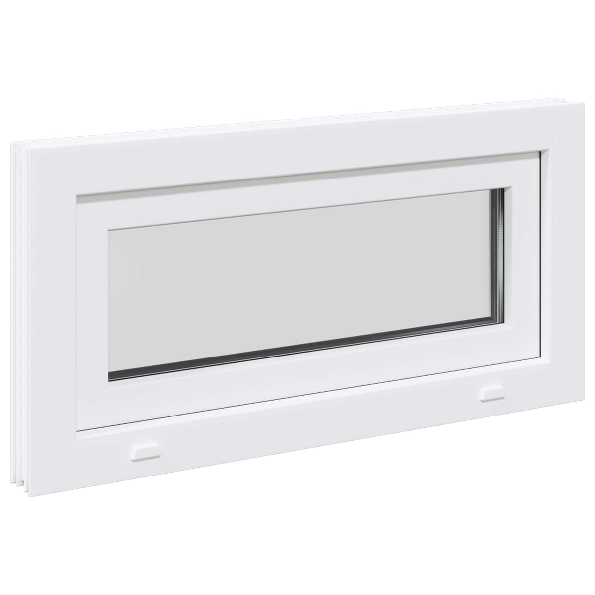 Basement Window Internal Colour White RISOR 80 x 45 cm