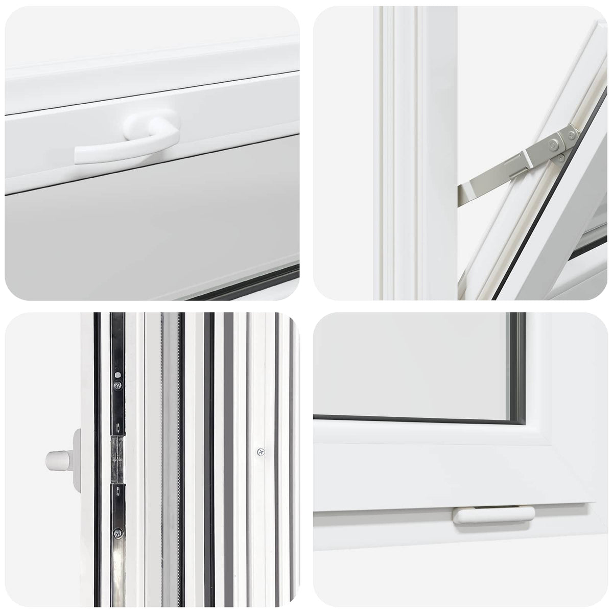 Basement Window Internal Colour White RISOR 120 x 45 cm