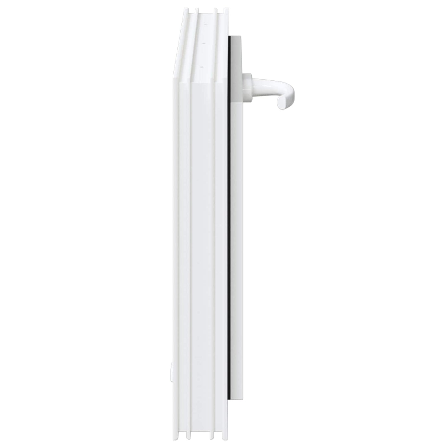 Tilt Basement Window RISOR 60 x 45 cm PVC and Clear Plain Glass