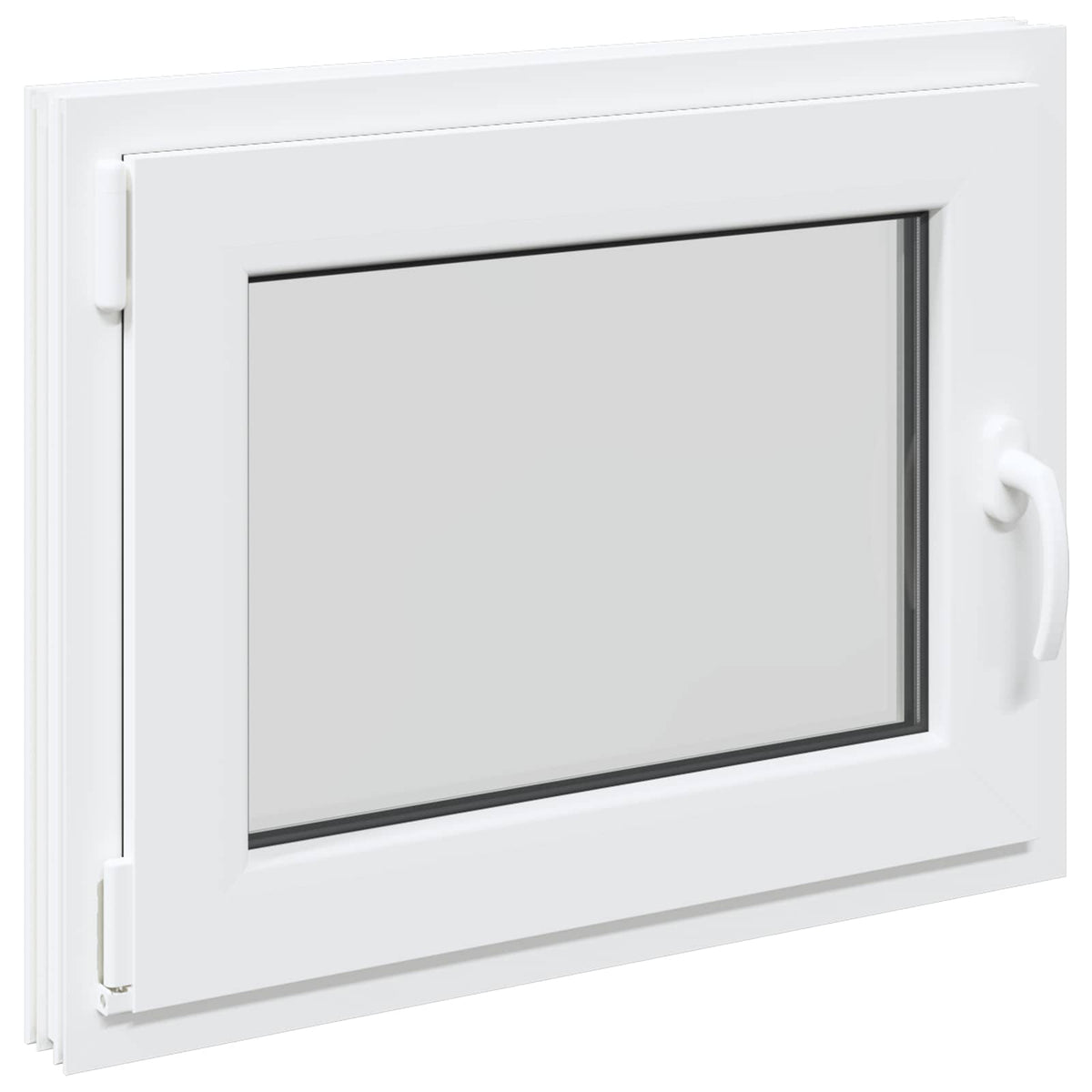 Basement Window Internal Colour White RISOR 75 x 50 cm