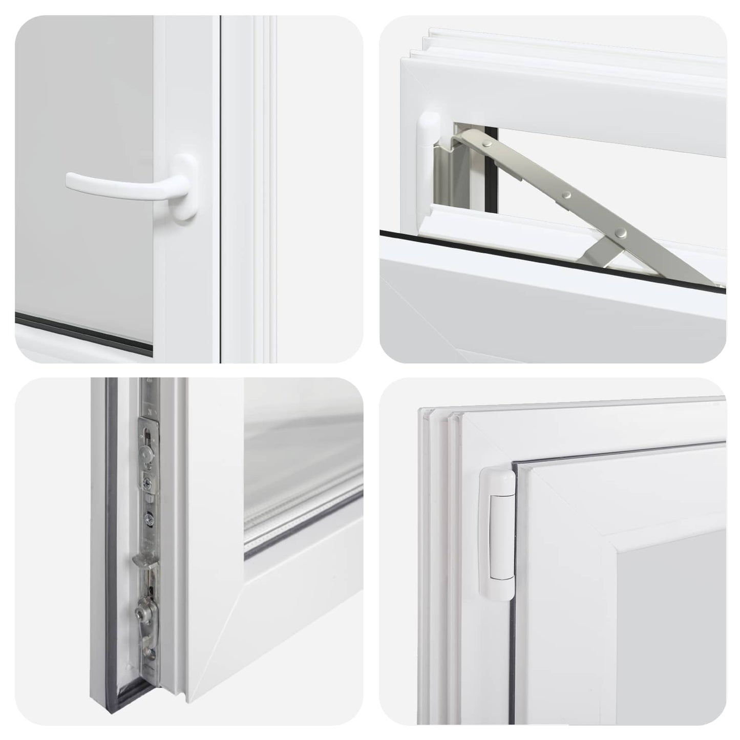 Basement Window RISOR 70 x 55 cm PVC and Glass