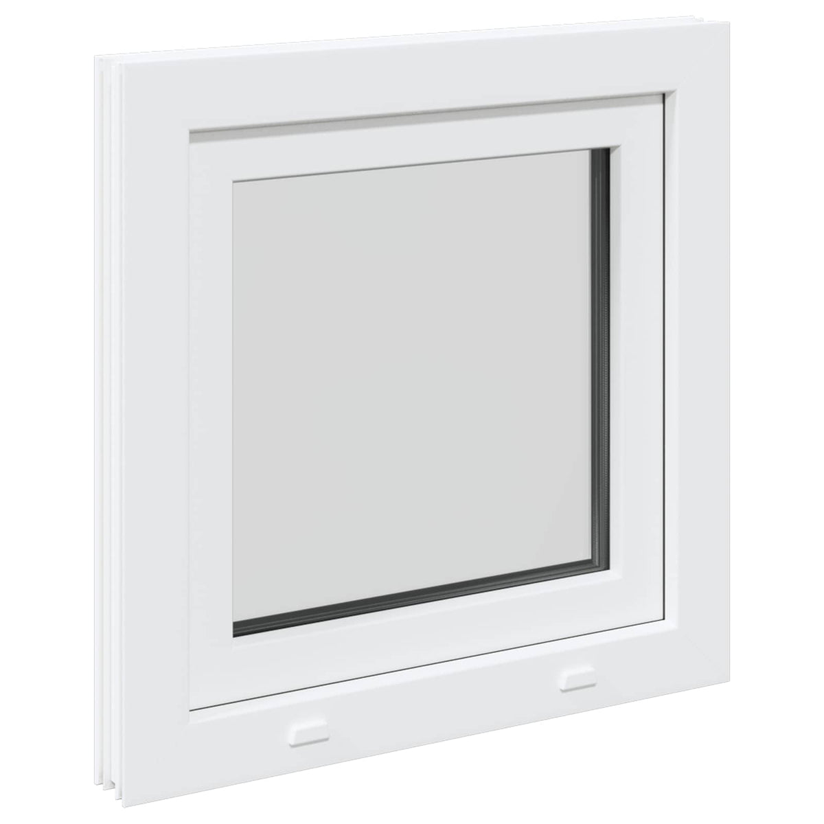 Basement Window Internal Colour White RISOR 70 x 70 cm