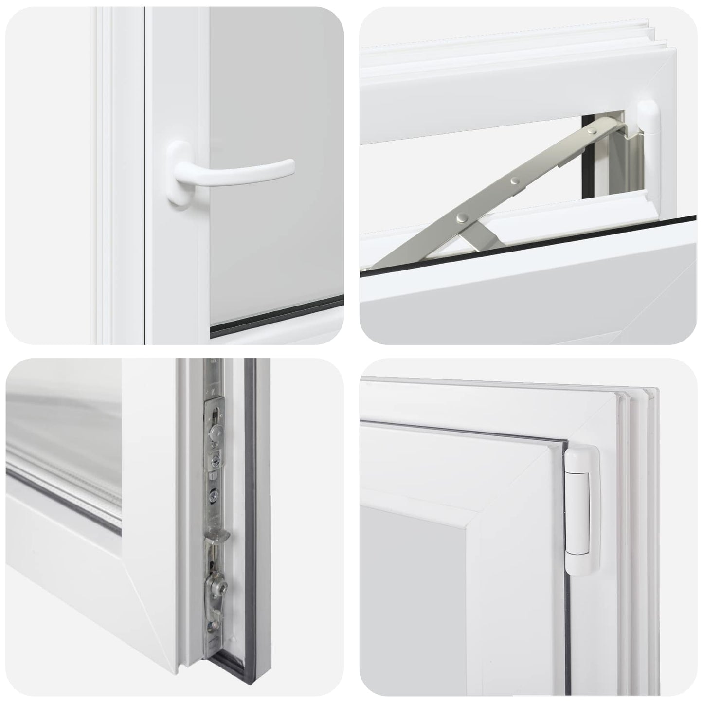 Basement Window RISOR 70 x 55 cm PVC and Glass