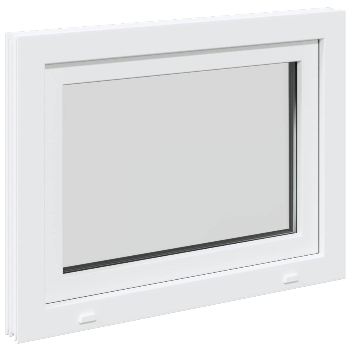 Basement Window Internal Colour White RISOR 85 x 55 cm
