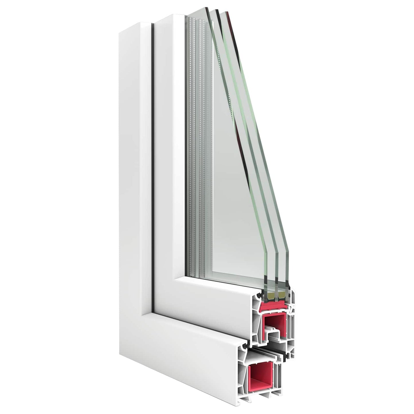 Basement Window RISOR 95 x 55 cm PVC and Glass