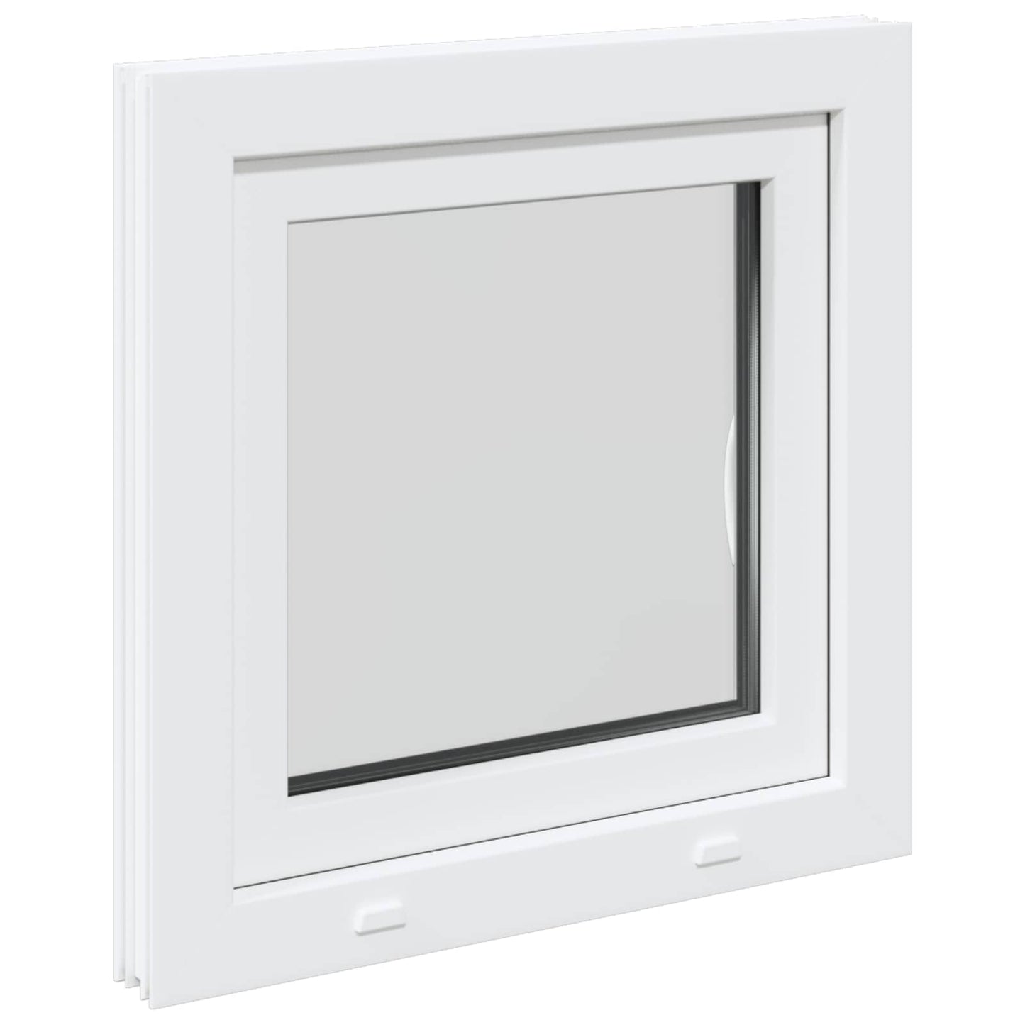Basement Window Internal Colour White RISOR 70 x 70 cm