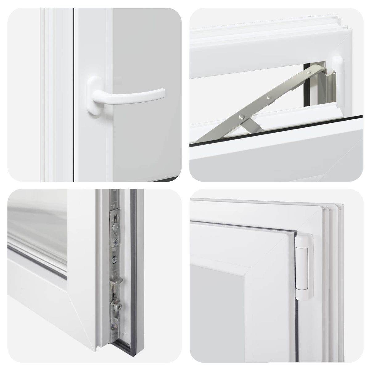 Basement Window Internal Colour White RISOR 50 x 90 cm