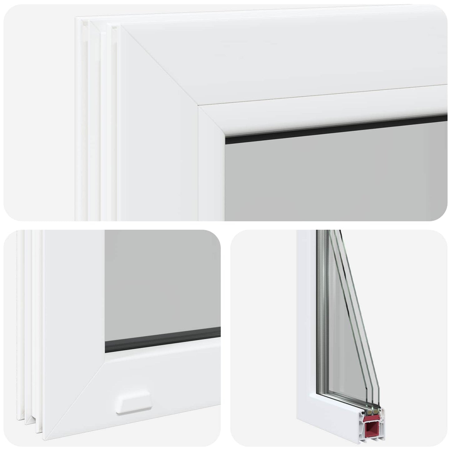 Cellar Window RISOR 30 x 70 cm PVC and Glass