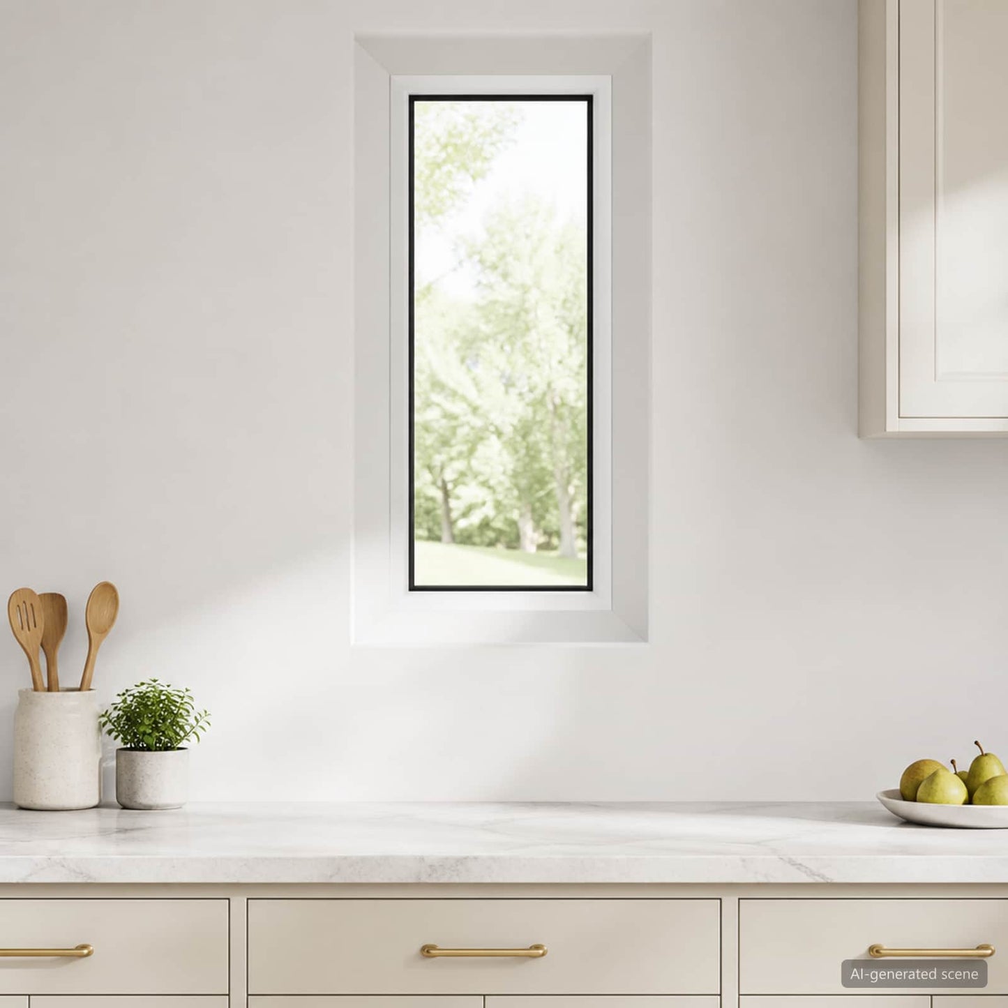 Cellar Window RISOR 30 x 70 cm PVC and Glass