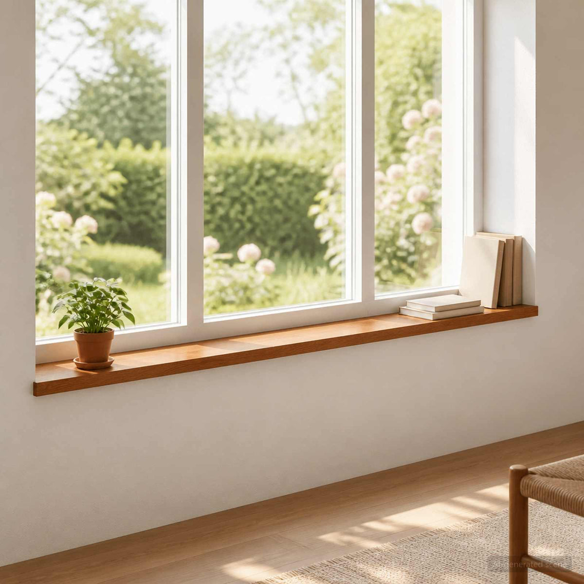 Window Sills 2 pcs Brown 160 x 20 x 2 cm Solid Oak Wood