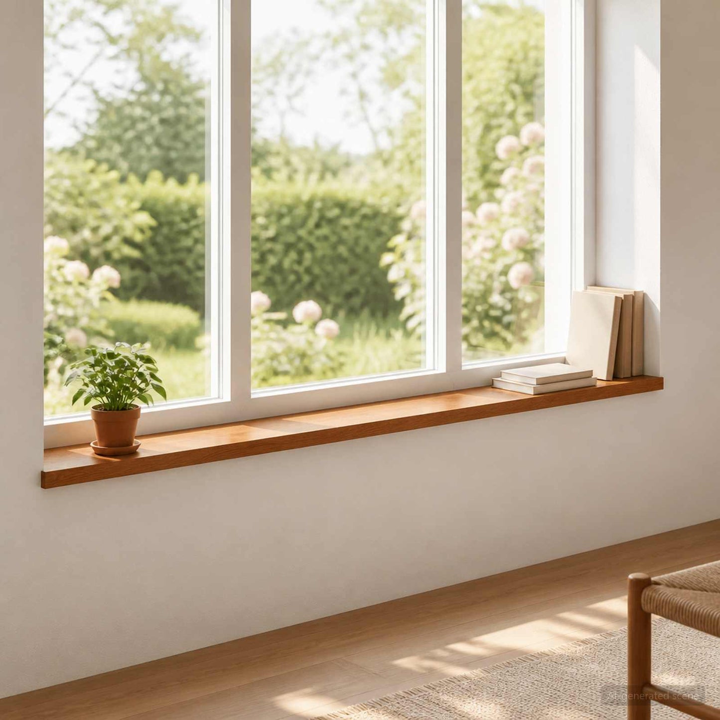 Window Sills 2 pcs Brown 140 x 20 x 2 cm Solid Oak Wood