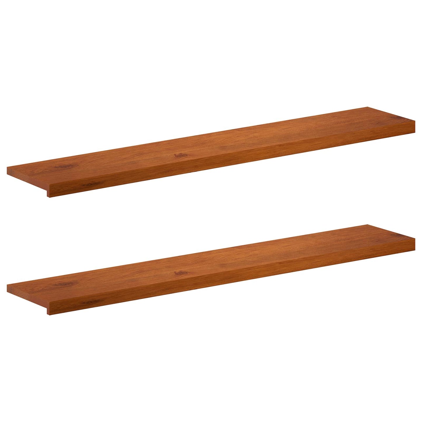 Window Sills 2 pcs Brown 140 x 25 x 2 cm Solid Oak Wood