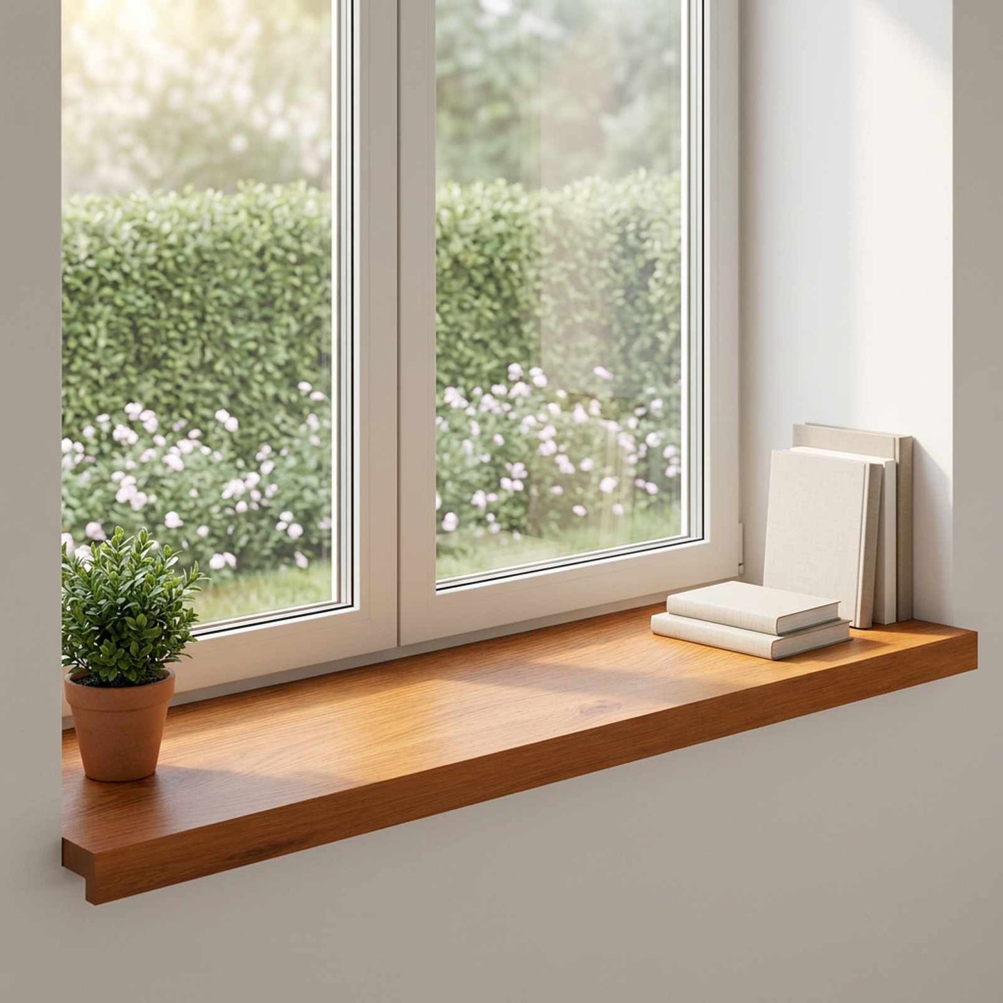 Window Sills 2 pcs Brown 90 x 40 x 2 cm Solid Oak Wood