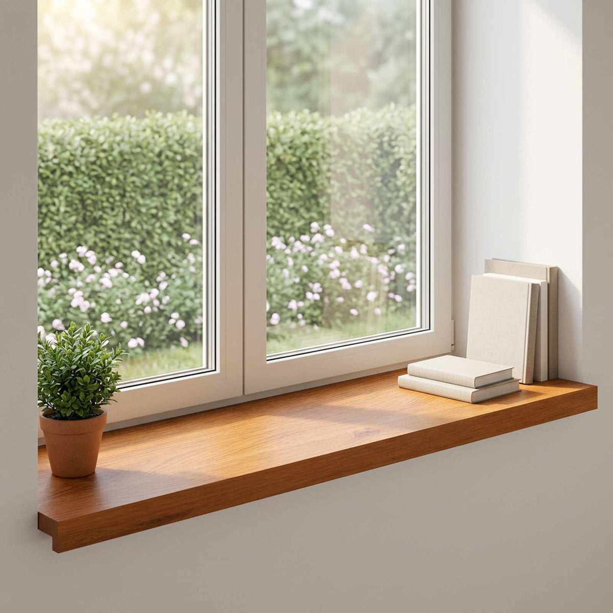 Window Sills 2 pcs Brown 70 x 30 x 2 cm Solid Oak Wood
