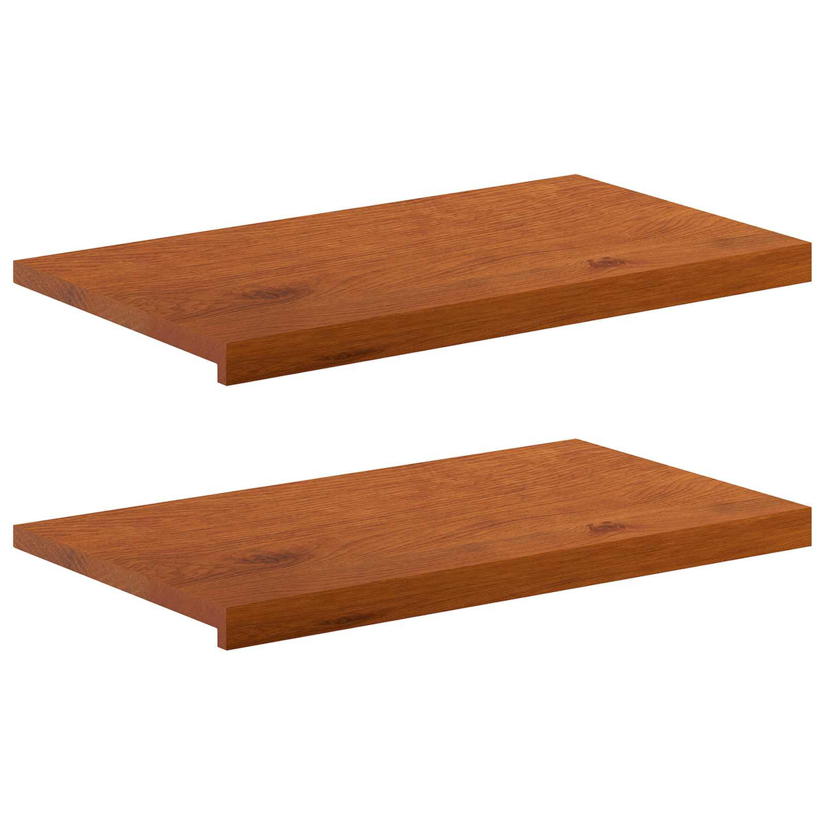 Window Sills 2 pcs Brown 70 x 30 x 2 cm Solid Oak Wood