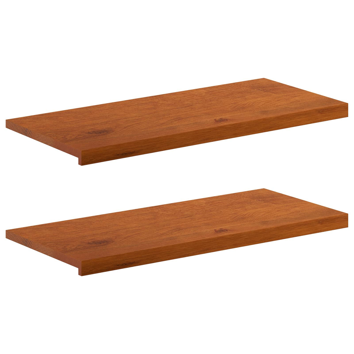 Window Sills 2 pcs Brown 100 x 40 x 2 cm Solid Oak Wood
