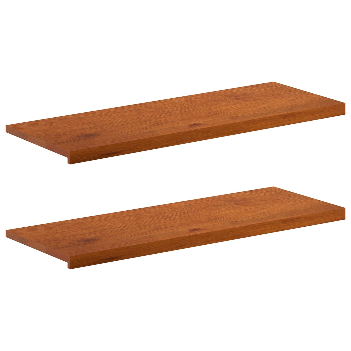 Window Sills 2 pcs Brown 110 x 40 x 2 cm Solid Oak Wood
