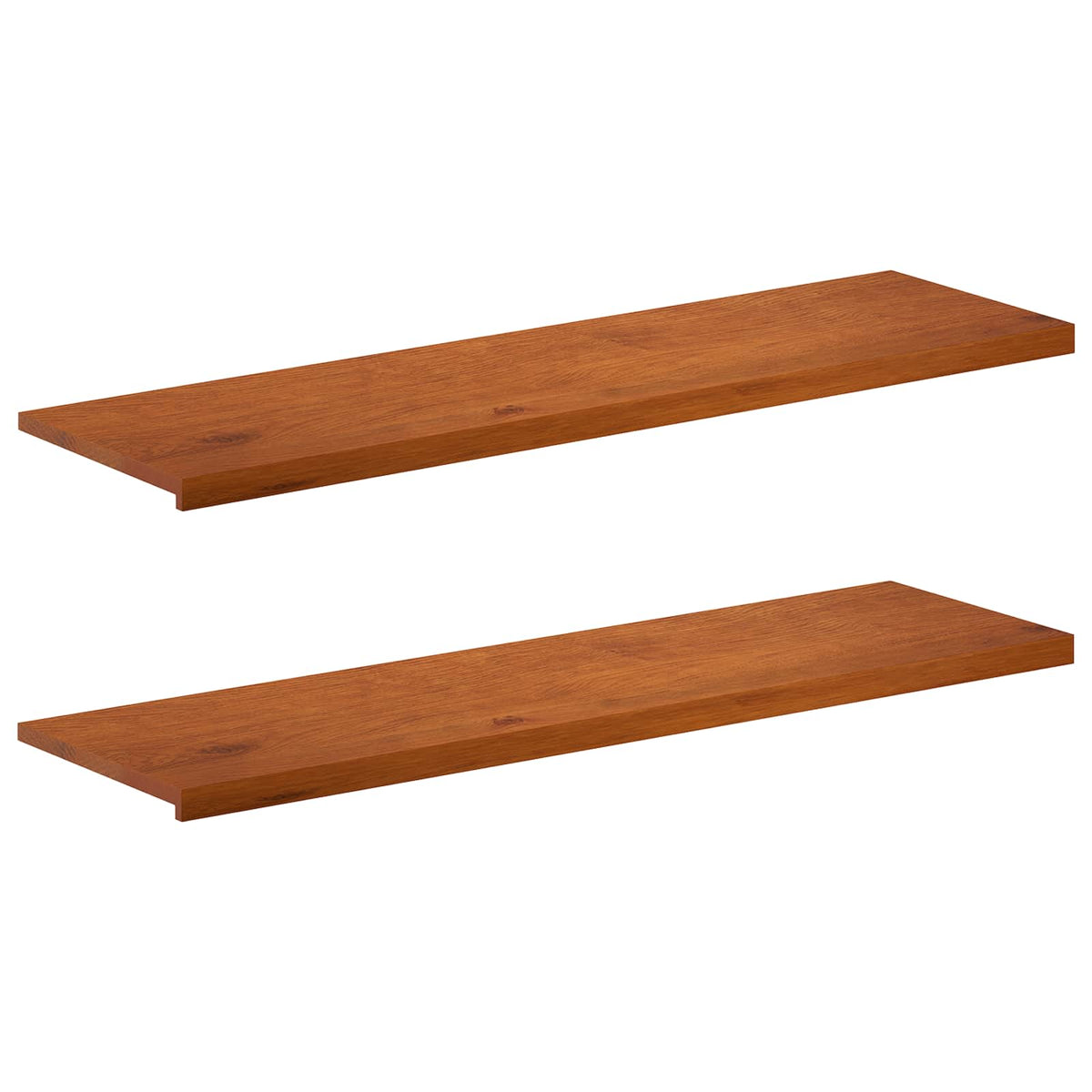 Window Sills 2 pcs Brown 140 x 40 x 2 cm Solid Oak Wood
