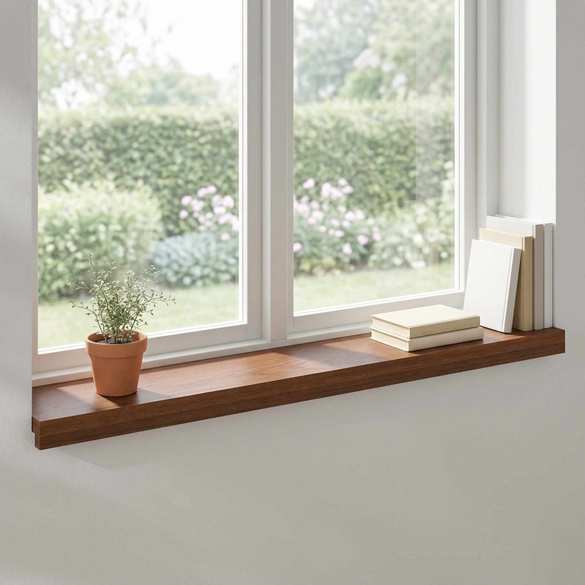 Window Sills 2 pcs Dark Brown 80 x 15 x 2 cm Solid Oak Wood