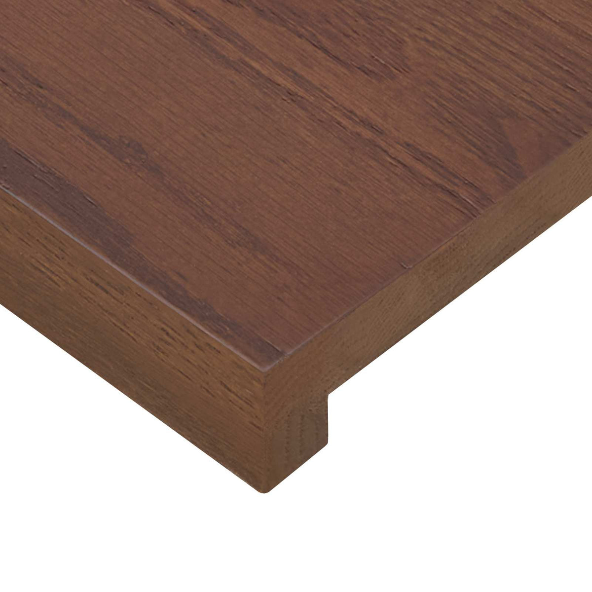 Window Sills 2 pcs Dark Brown 110 x 15 x 2 cm Solid Oak Wood