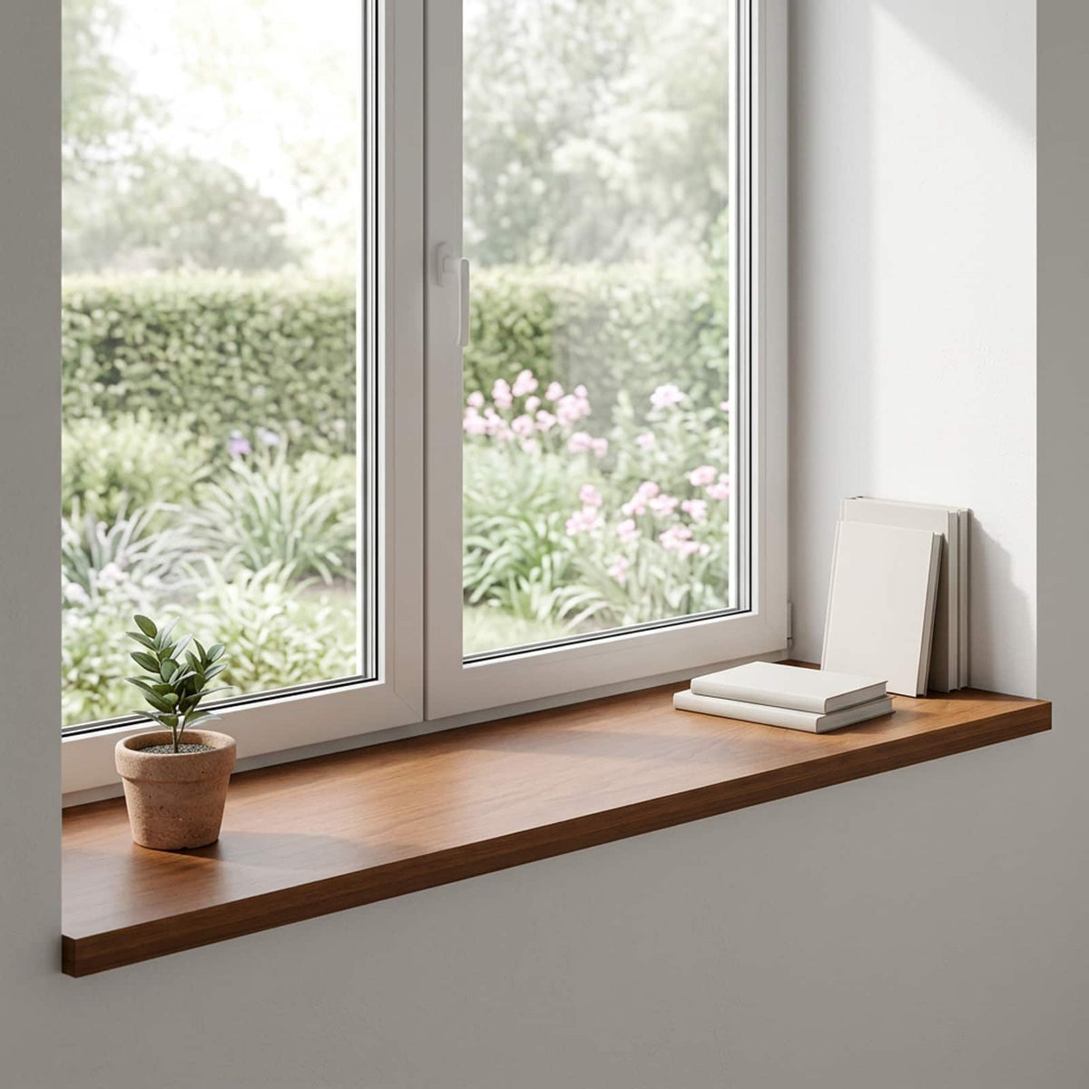 Window Sills 2 pcs Dark Brown 110 x 40 x 2 cm Solid Oak Wood