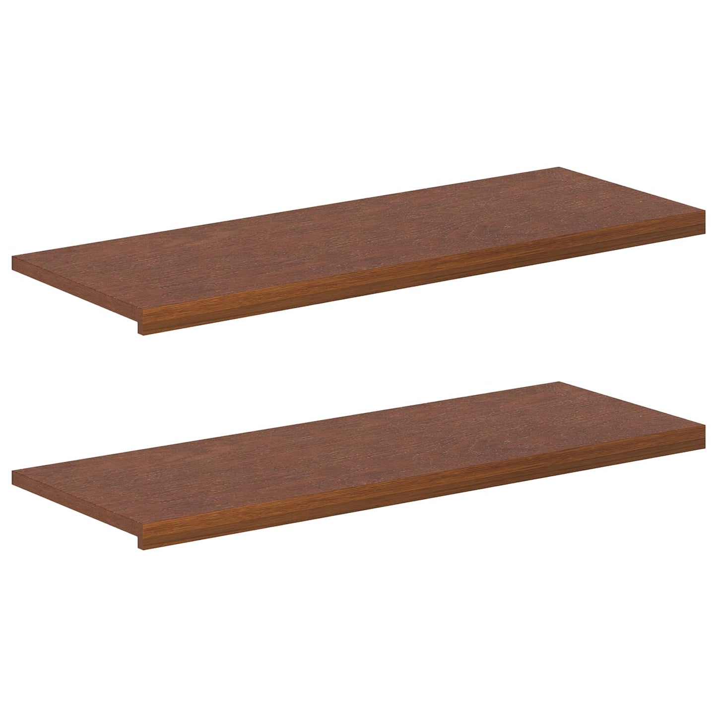 Window Sills 2 pcs Dark Brown 110 x 40 x 2 cm Solid Oak Wood