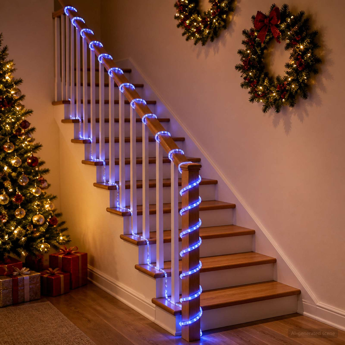 Christmas LED Rope Light 480 LEDs Blue 20 m
