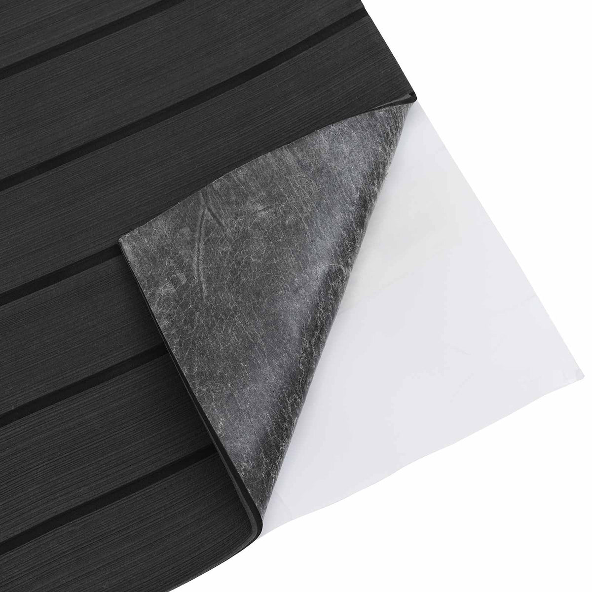 Boat Mat Striped Dark Grey and Black 240 x 60 cm EVA