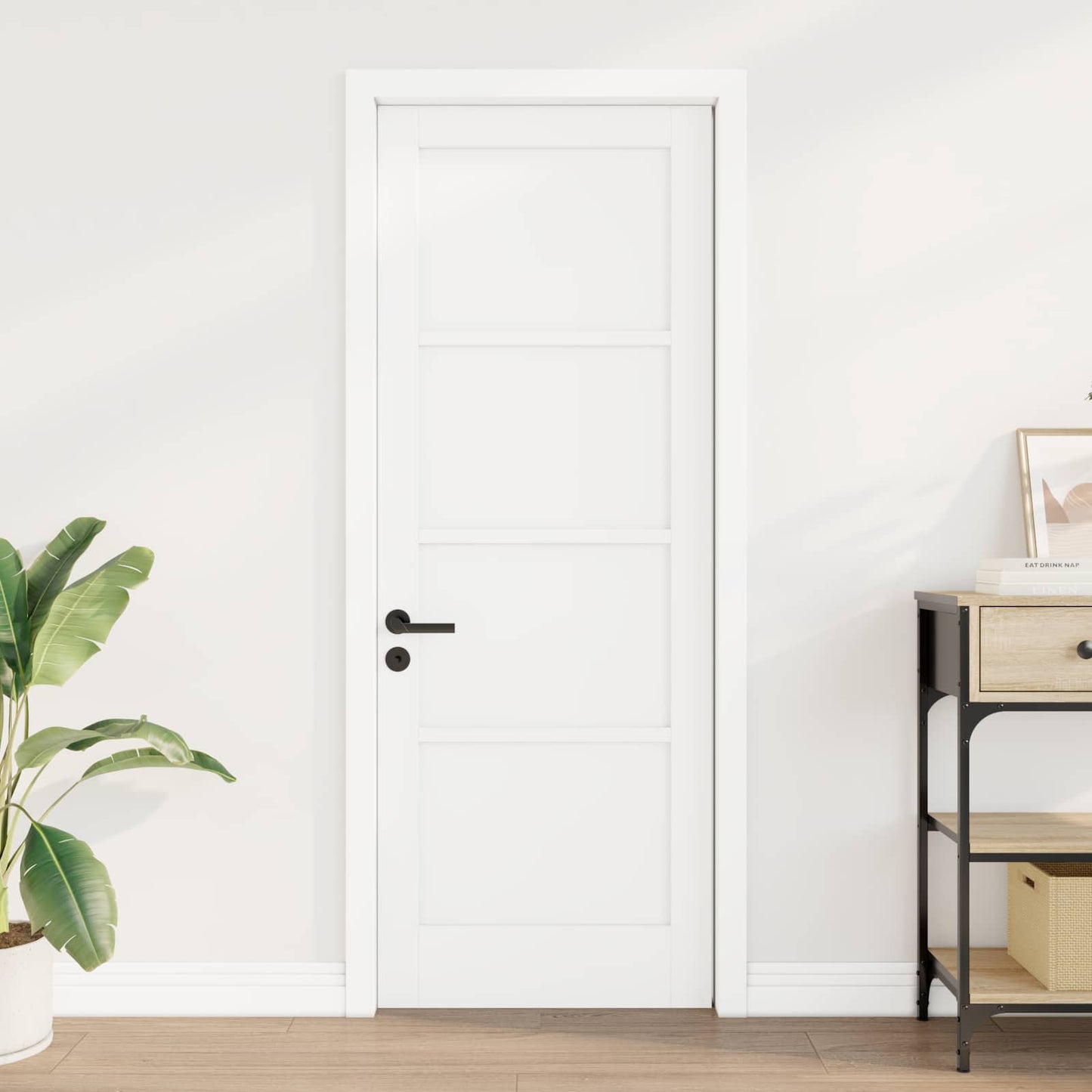 Interior Door White 73.5 x 198.5 cm Plywood