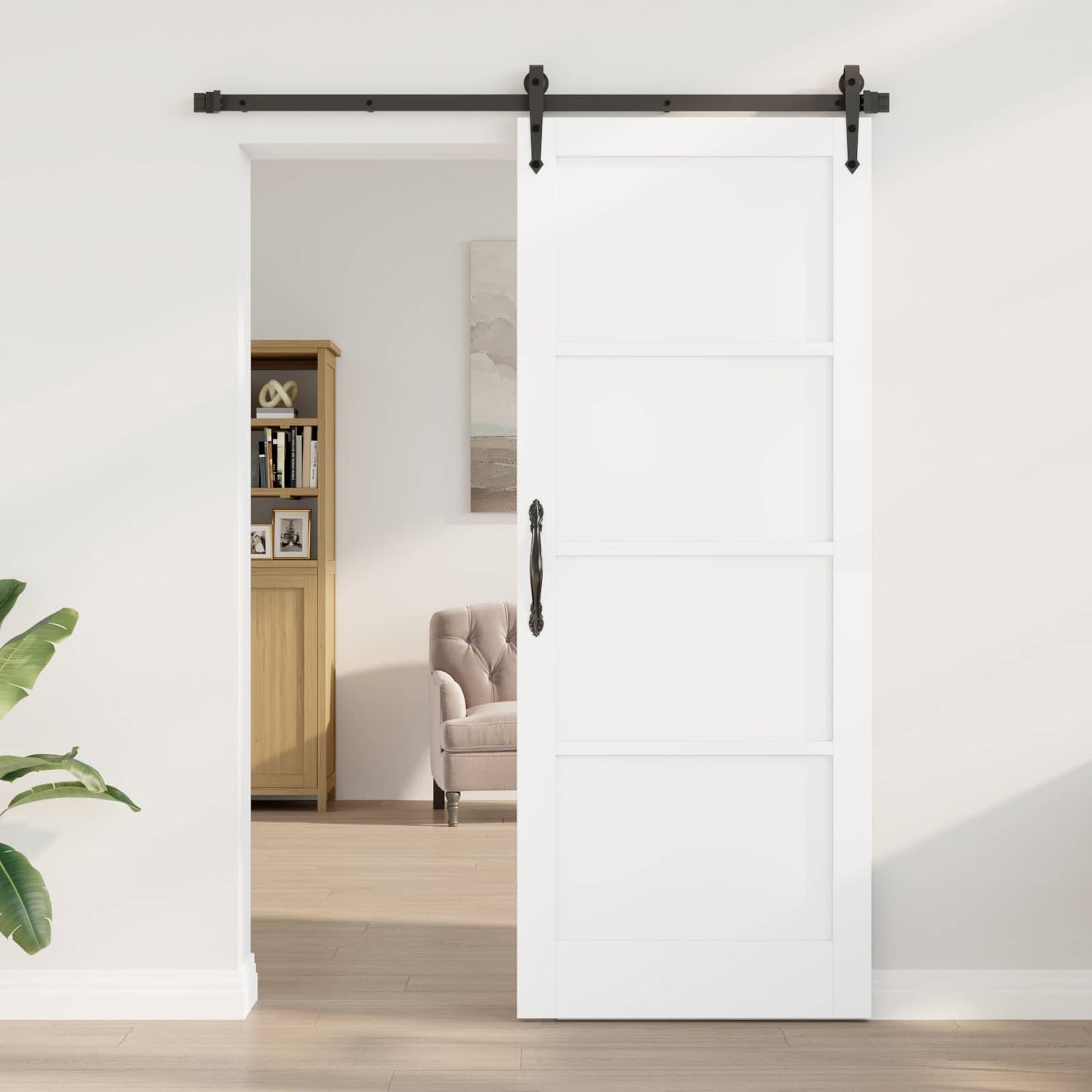Interior Door White 83 x 211 cm Plywood