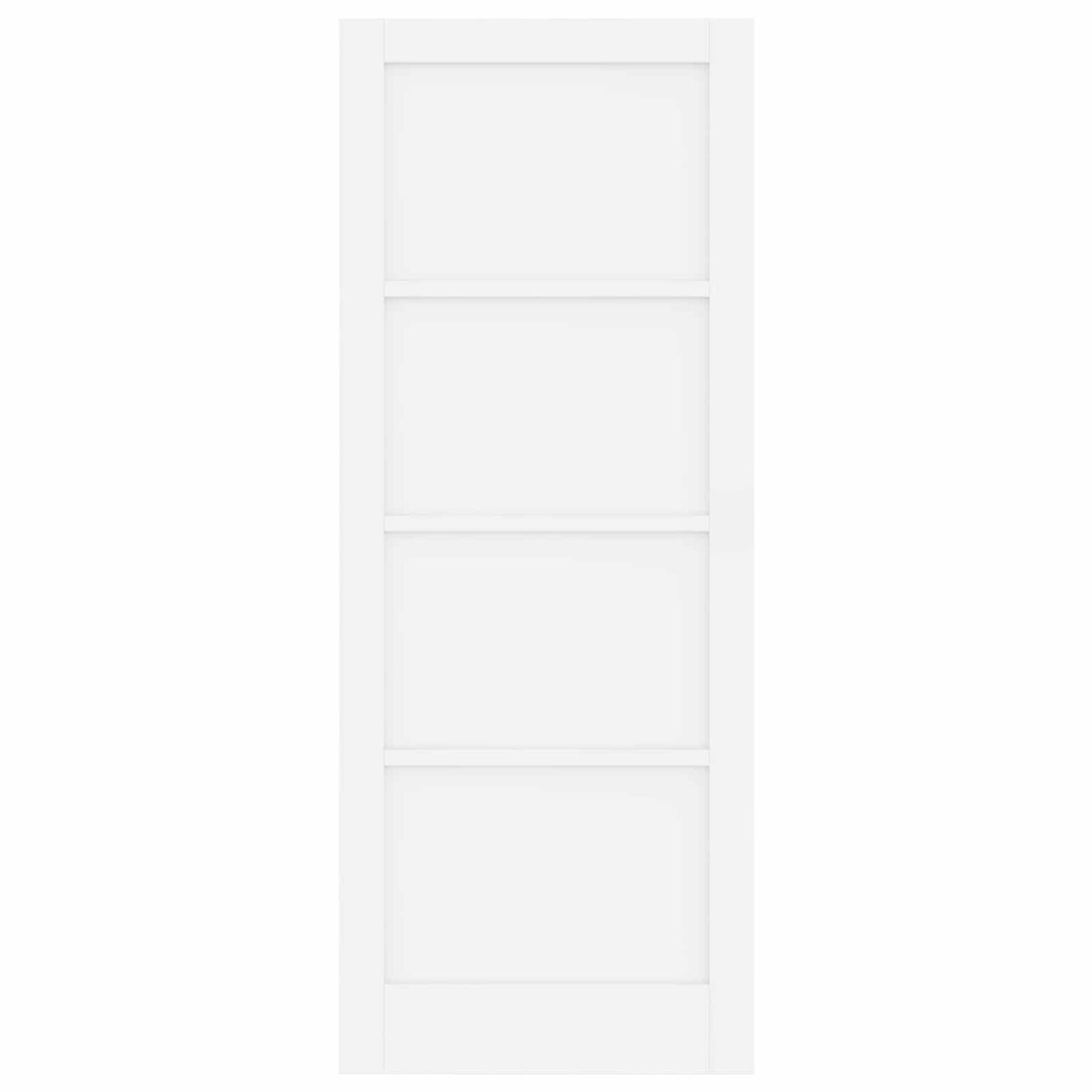Interior Door 83 x 211 cm Plywood White