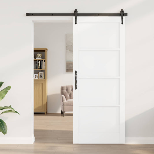 Interior Door White 86 x 211 cm Plywood