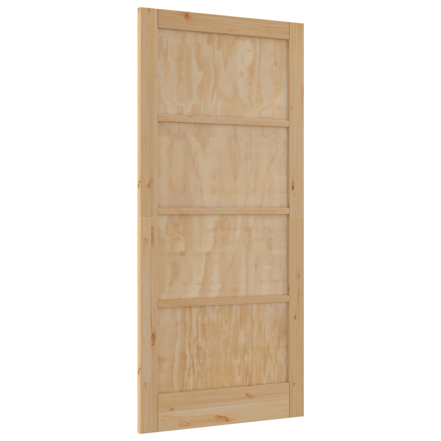 Interior Door 93 x 202 cm Plywood Natural