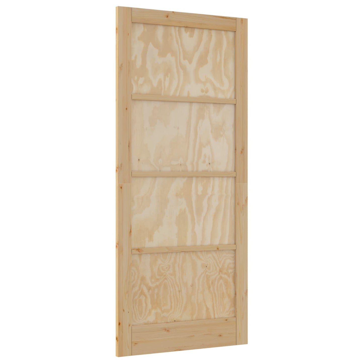 Interior Door 93 x 211 cm Plywood Natural