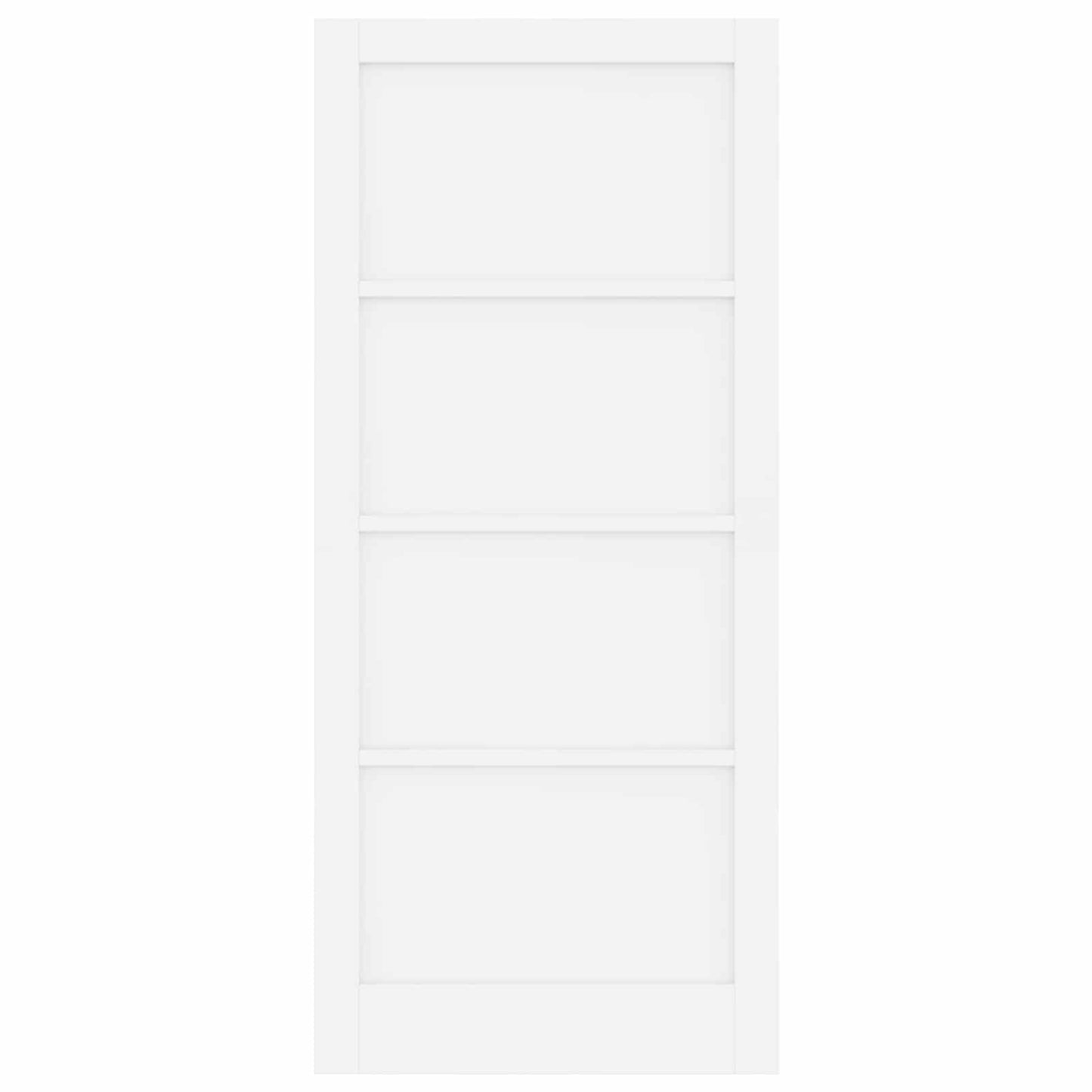 Interior Door 93 x 211 cm Plywood White
